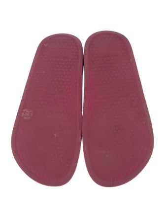 Givenchy Rubber Embroidered Accent Slides