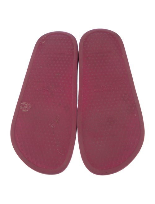 Givenchy Rubber Embroidered Accent Slides