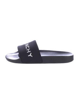 Givenchy Rubber Graphic Print Slides