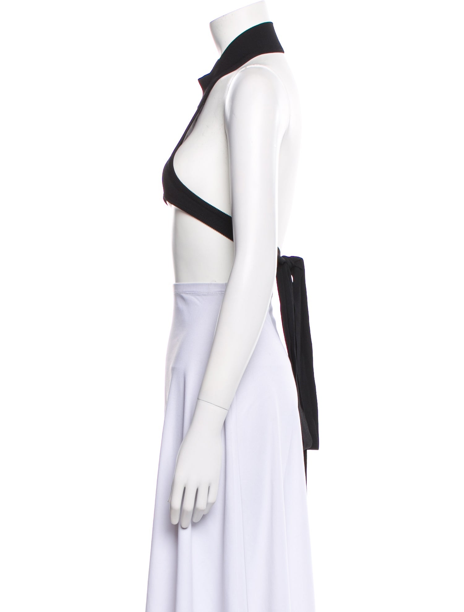 Givenchy Halterneck Sleeveless Crop Top