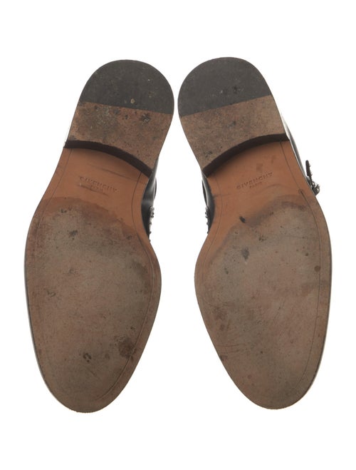 Givenchy Leather Studded Accents Combat Boots