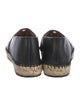 Givenchy Leather Whipstitch Trim Espadrilles
