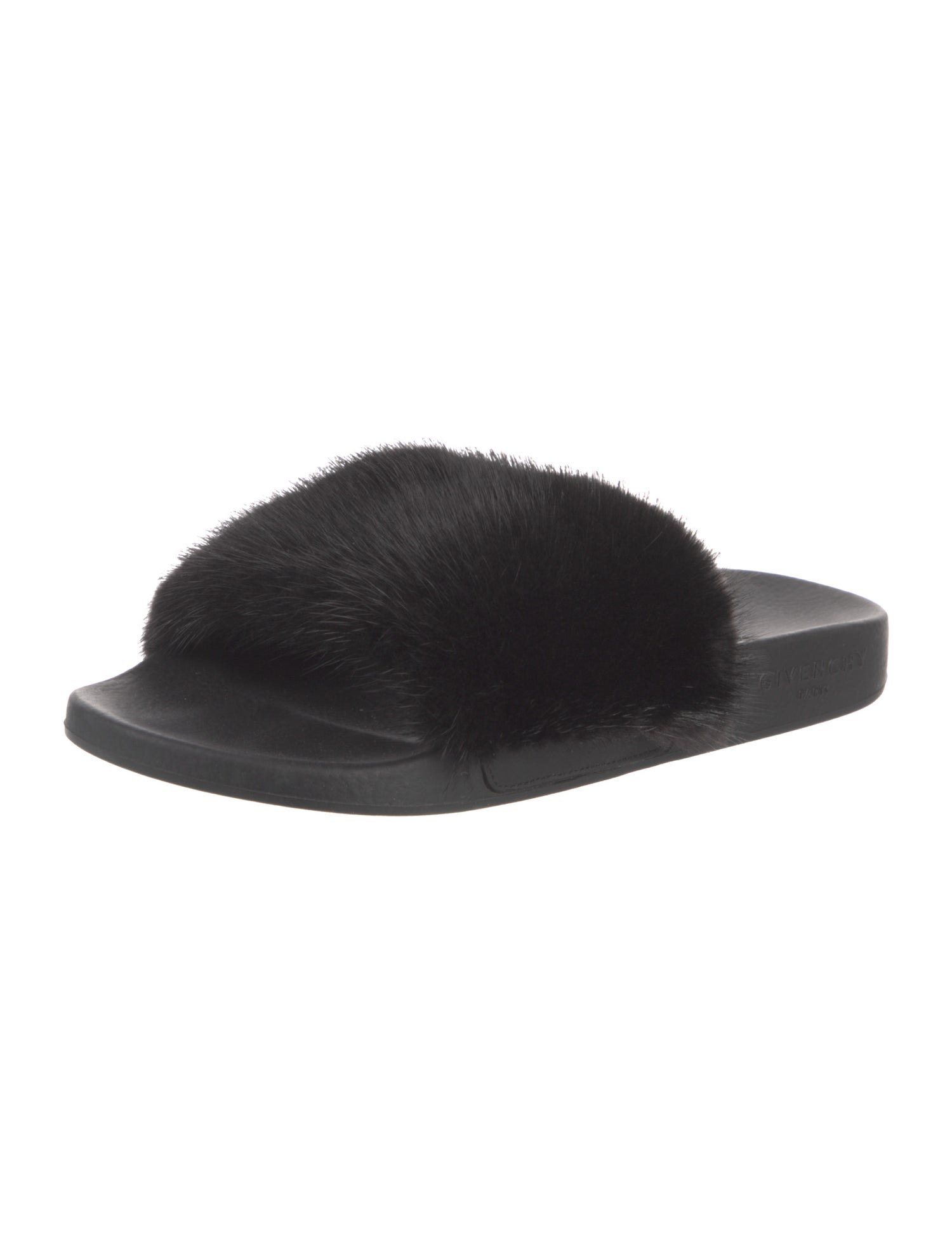 Givenchy Fur Slides