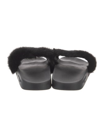 Givenchy Fur Slides