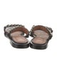 Givenchy Leather Chain-Link Accents Slides
