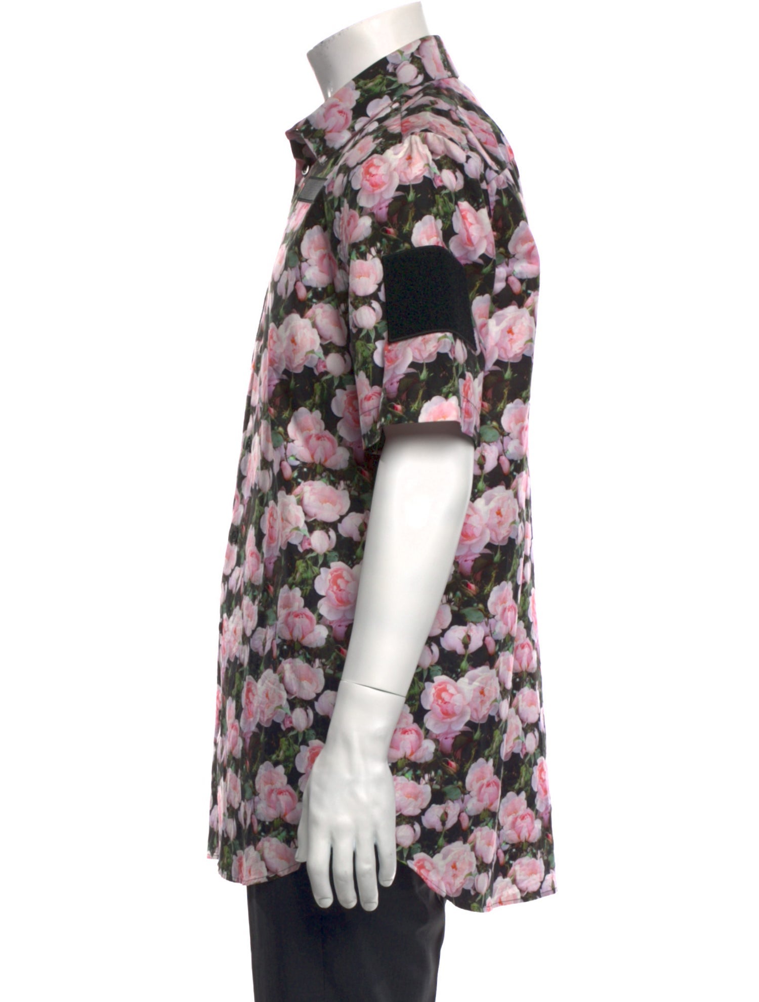 Givenchy Floral Print Short Sleeve Shirt