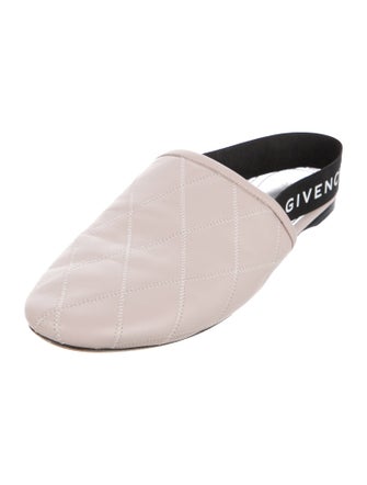 Givenchy Leather Slingback Flats
