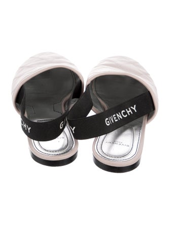 Givenchy Leather Slingback Flats