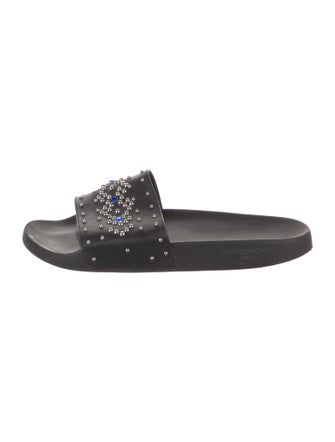 Givenchy Rubber Studded Accents Slides