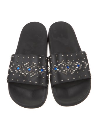 Givenchy Rubber Studded Accents Slides