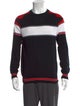 Givenchy Colorblock Pattern Crew Neck Pullover