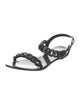 Givenchy Rubber Chain-Link Accents Slingback Sandals