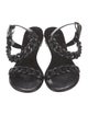 Givenchy Rubber Chain-Link Accents Slingback Sandals