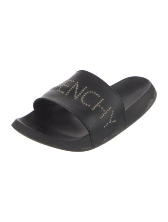 Givenchy Leather Studded Accents Slides
