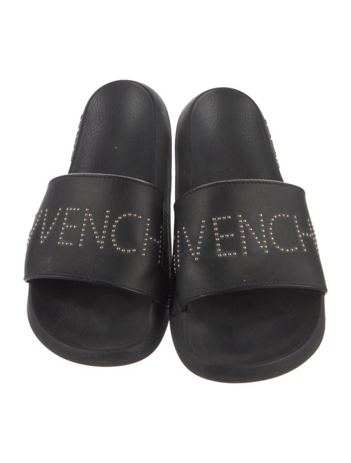 Givenchy Leather Studded Accents Slides