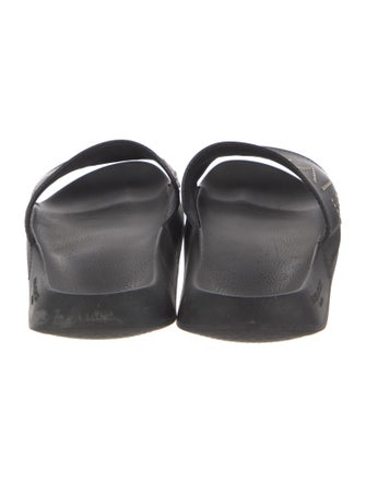 Givenchy Leather Studded Accents Slides