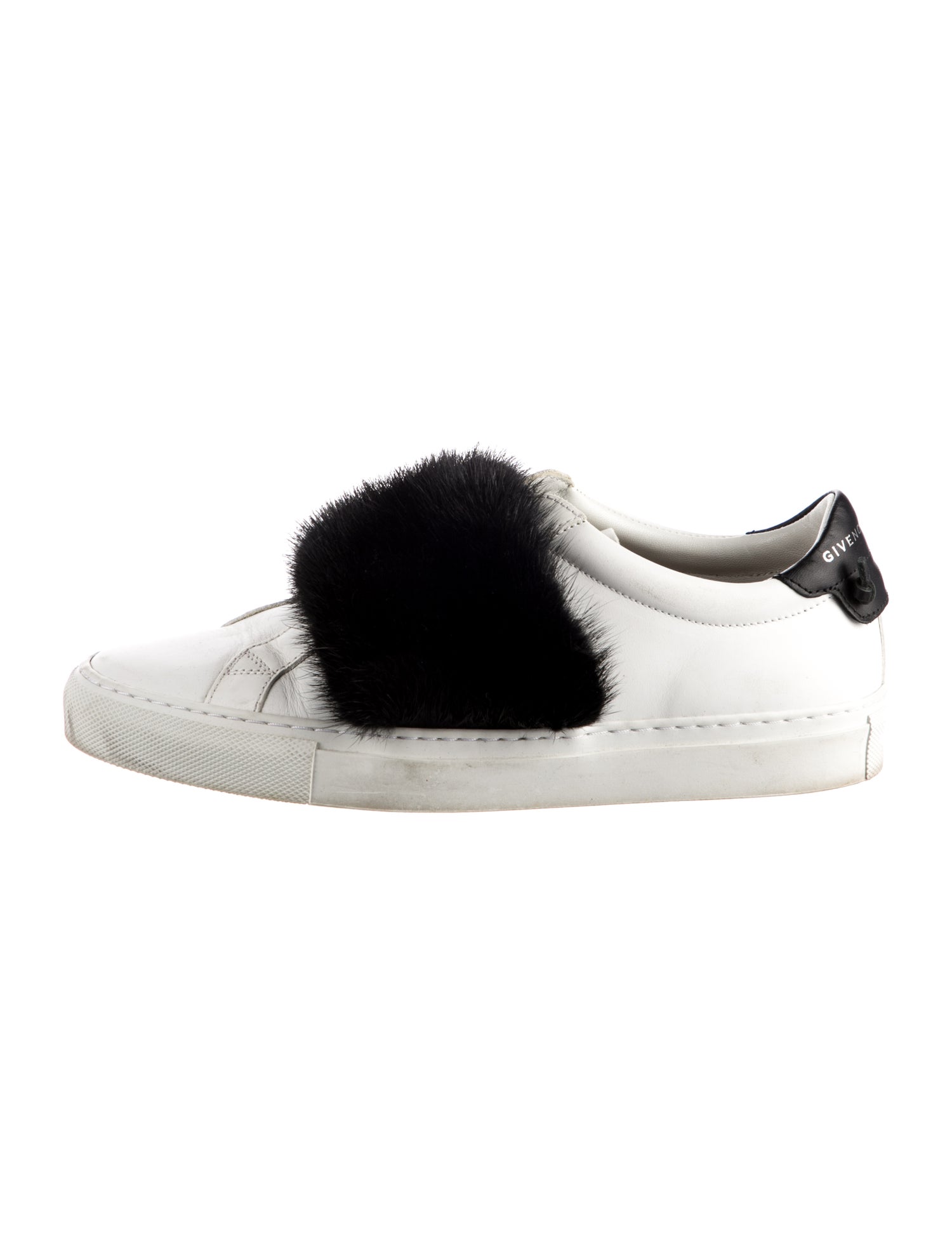 Givenchy Leather Colorblock Pattern Sneakers