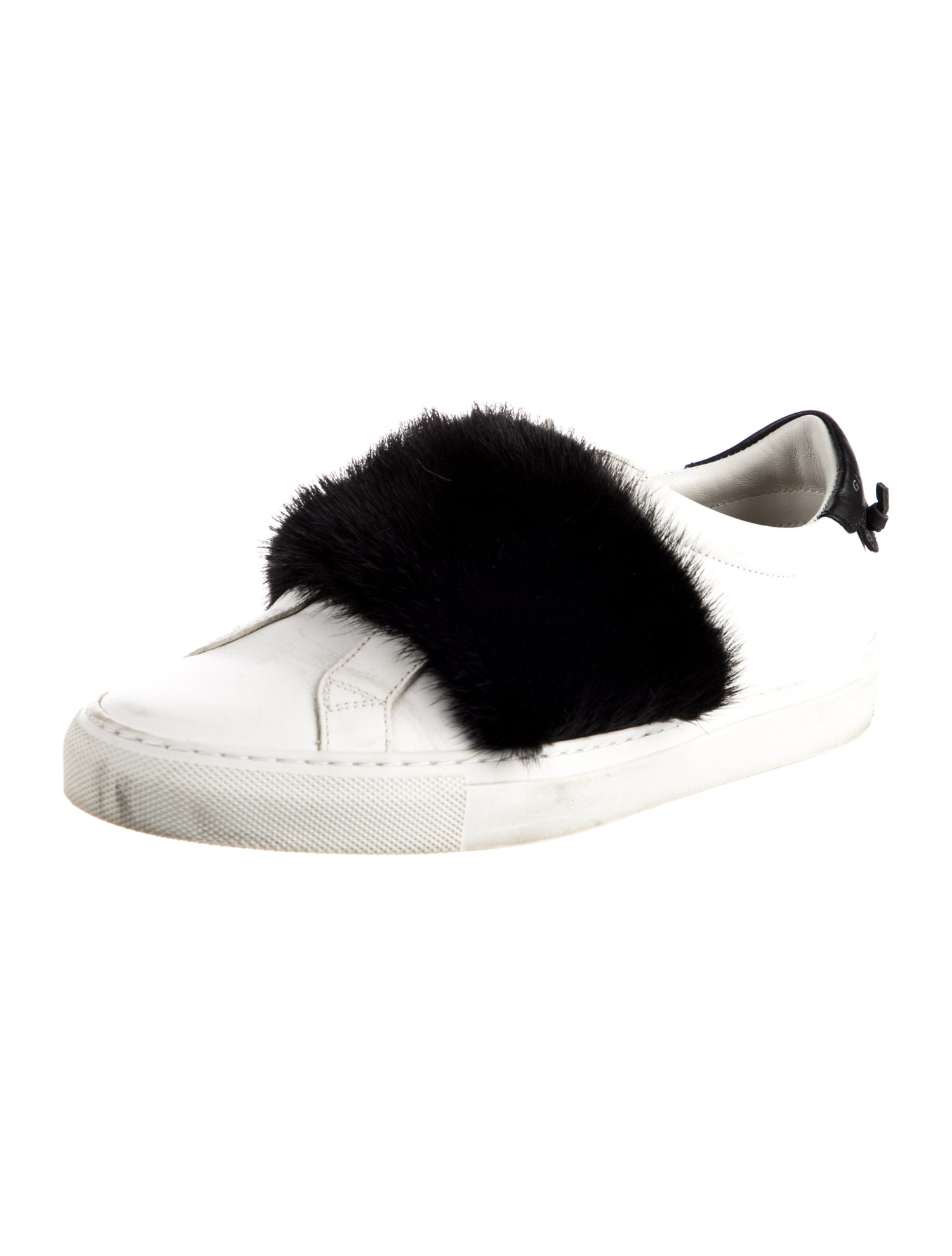 Givenchy Leather Colorblock Pattern Sneakers