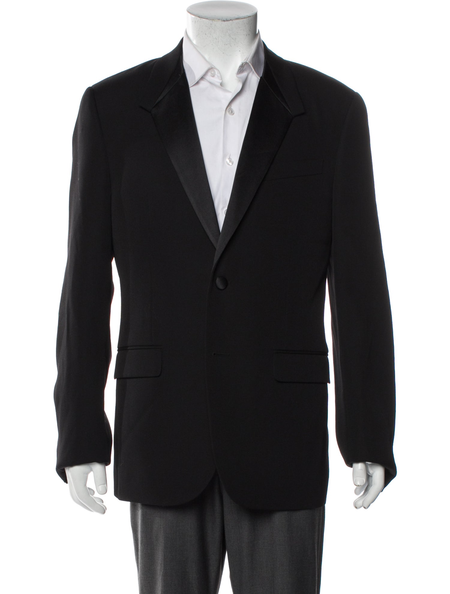 Givenchy Wool Chain-Link Accents Blazer