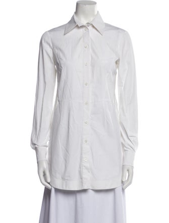 Givenchy Long Sleeve Button-Up Top