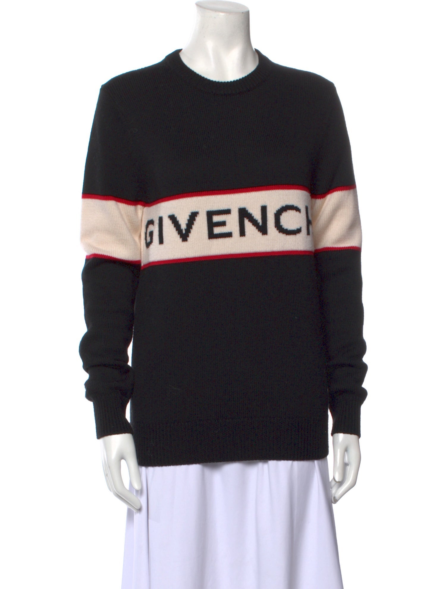 Givenchy Wool Graphic Print Sweater