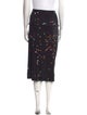 Givenchy Polka Dot Print Midi Length Skirt
