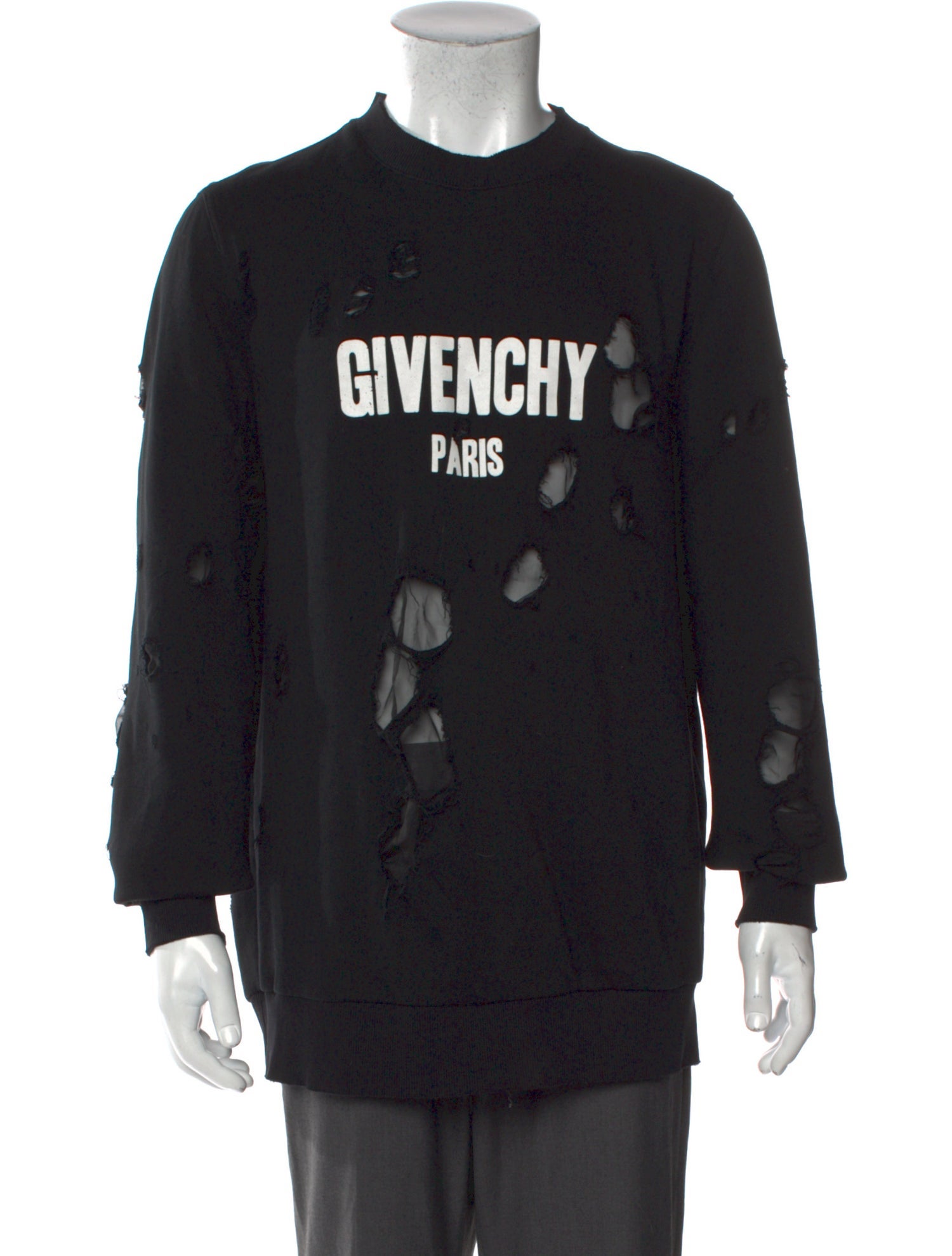 Givenchy Graphic Print Crew Neck Pullover