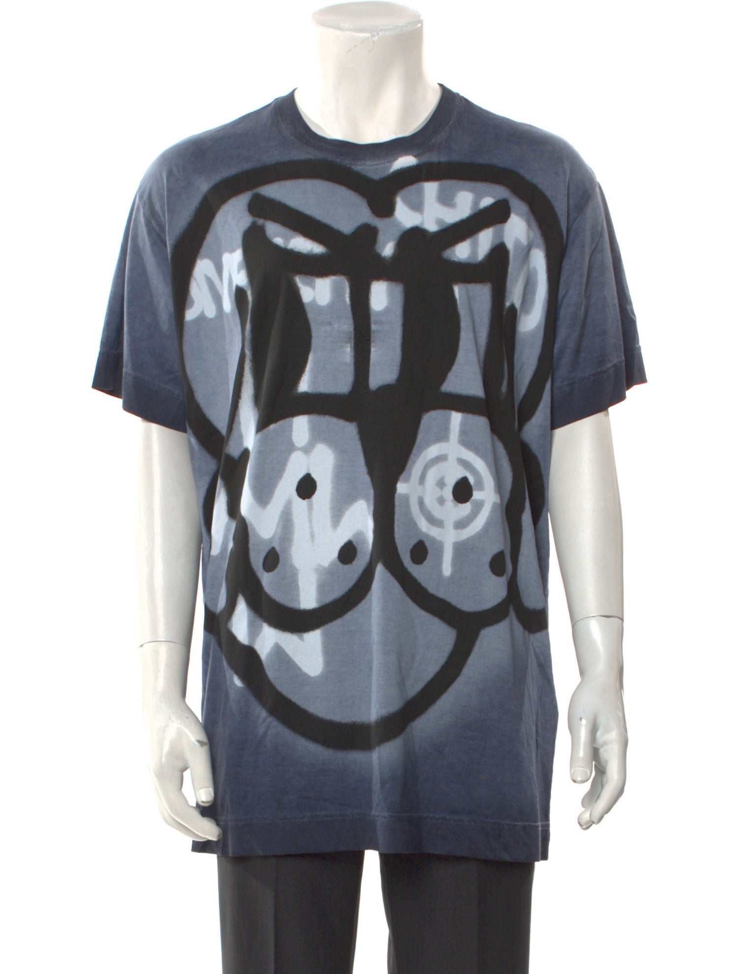 Givenchy Graphic Print Crew Neck T-Shirt