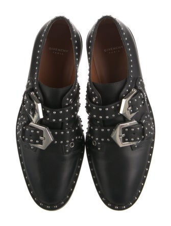 Givenchy Leather Studded Accents Oxfords