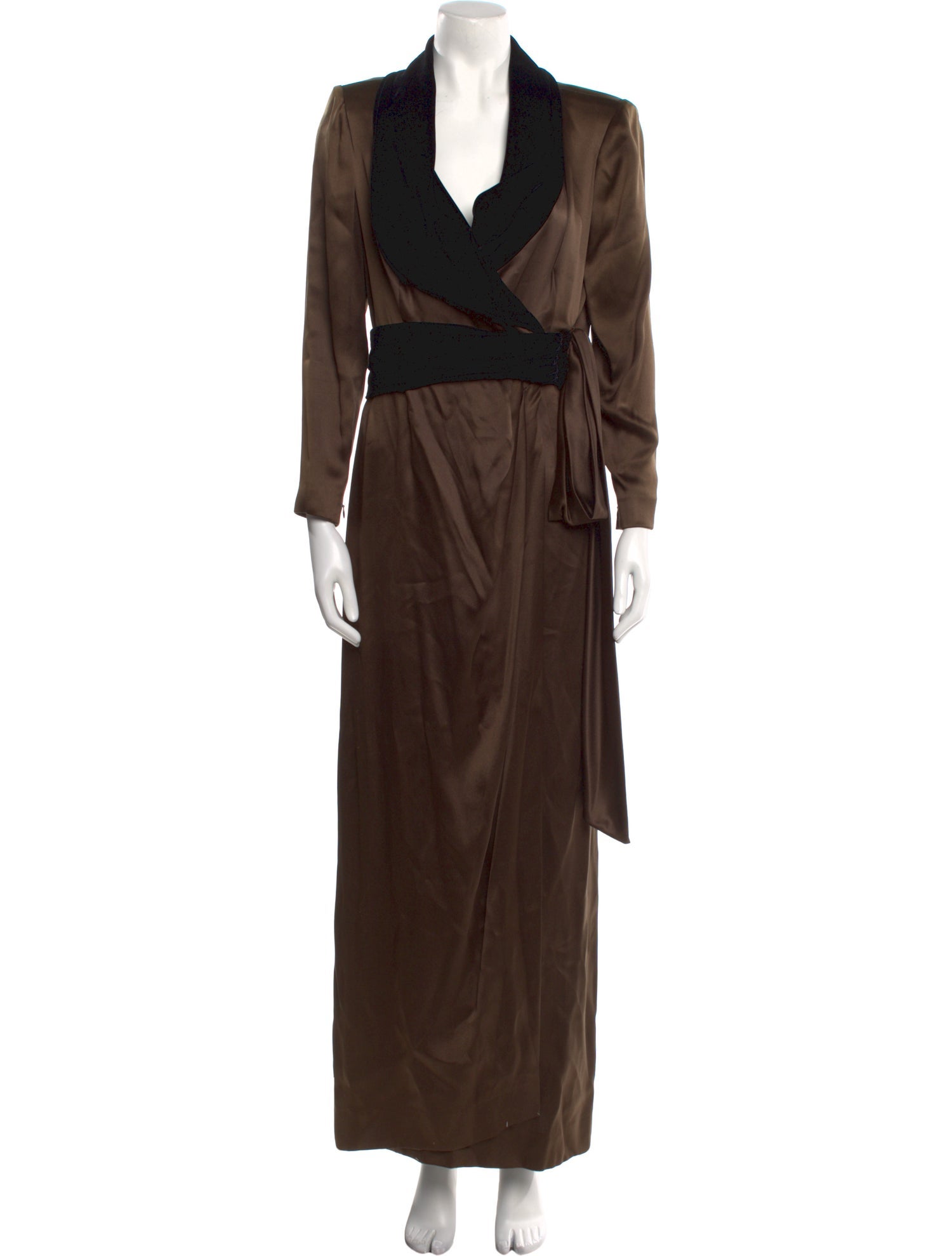 Givenchy V-Neck Long Dress