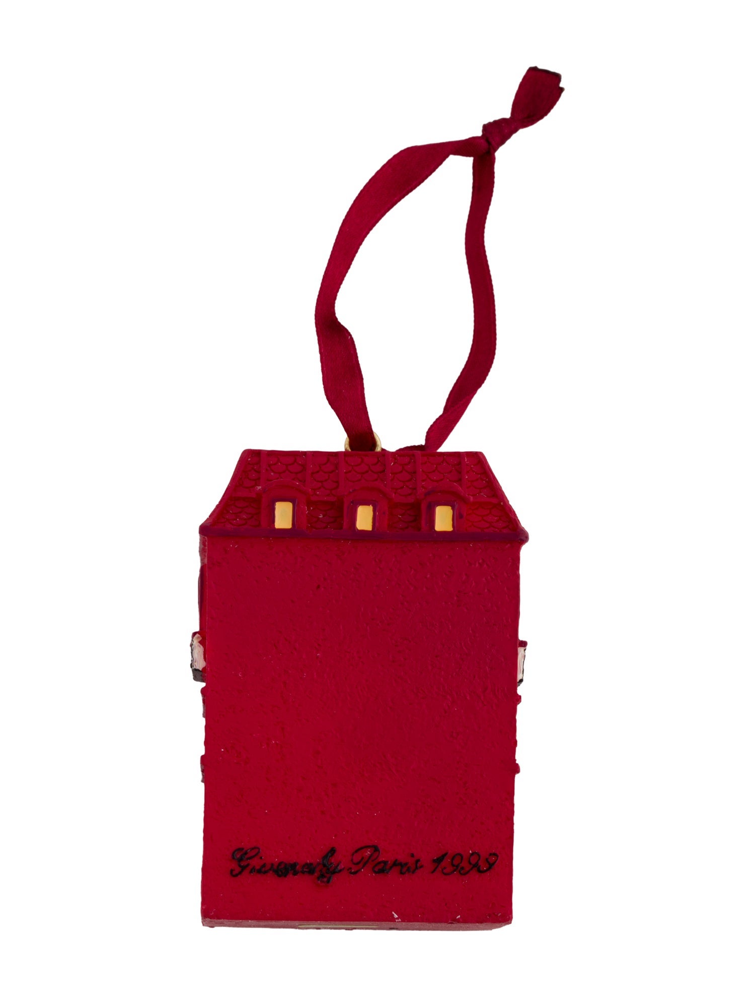 Givenchy House Of Givenchy Paris Red Christmas Tree Ornament