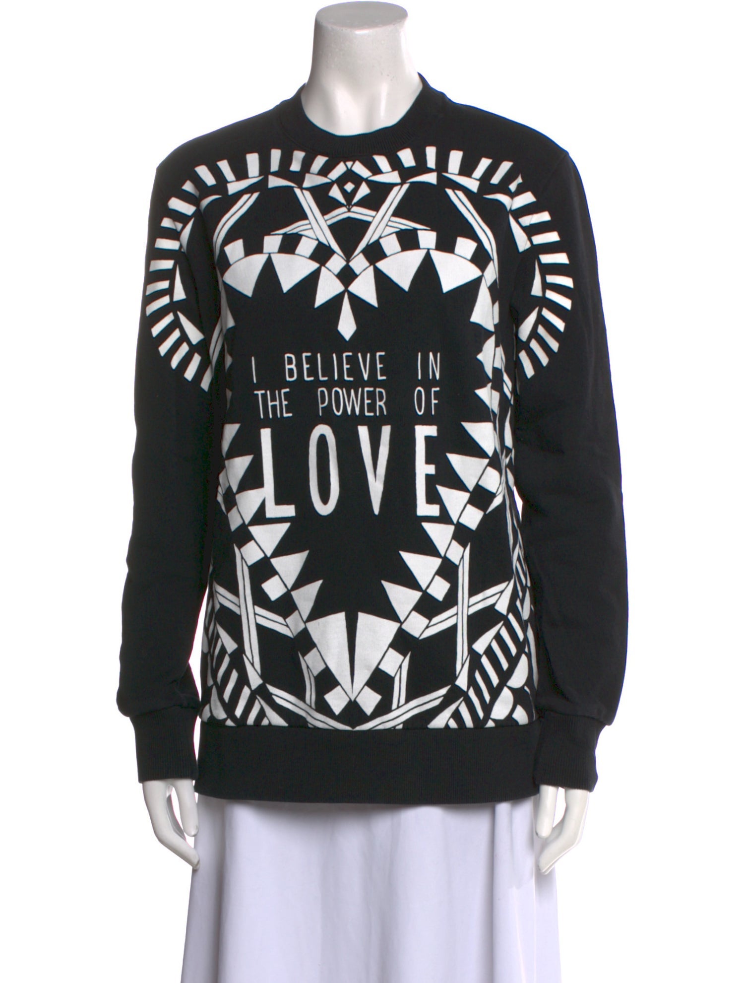 Givenchy Graphic Print Crew Neck Sweatshirt