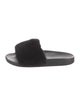 Givenchy Mink Fur Trim Slides