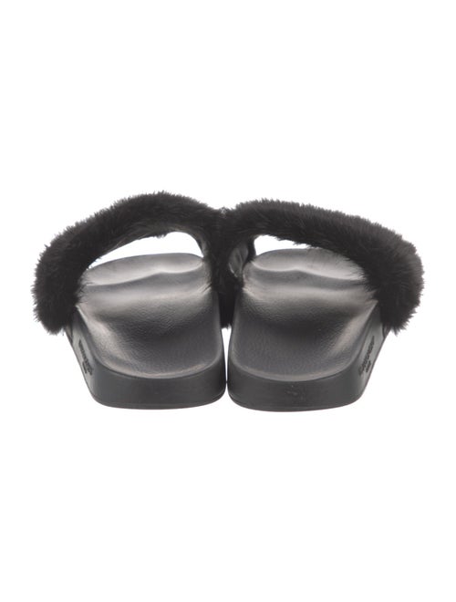 Givenchy Mink Fur Trim Slides