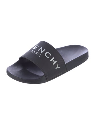 Givenchy Signature Logo Rubber Slides