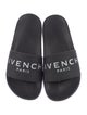 Givenchy Signature Logo Rubber Slides