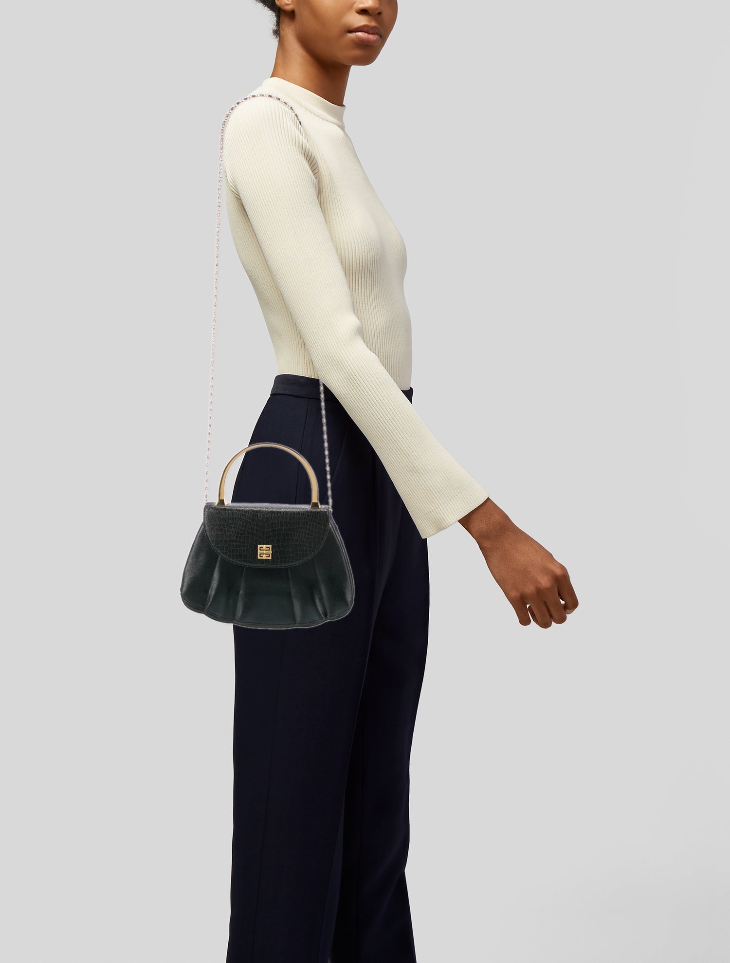 Givenchy Leather Top Handle Bag