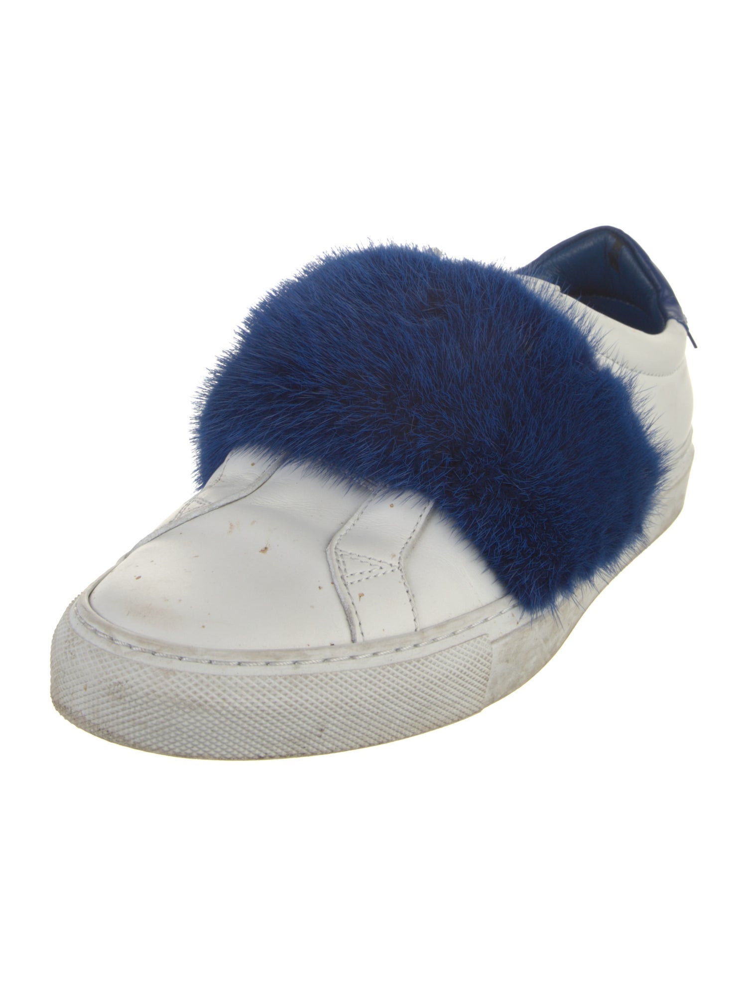 Givenchy Leather Colorblock Pattern Sneakers