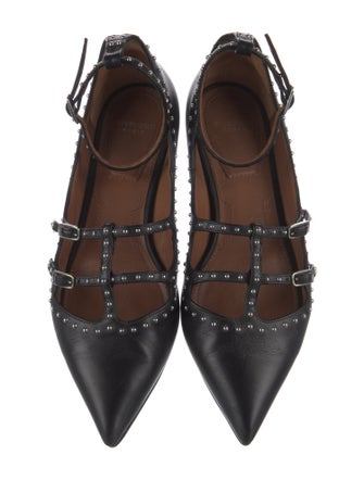 Givenchy Leather Studded Accents Flats