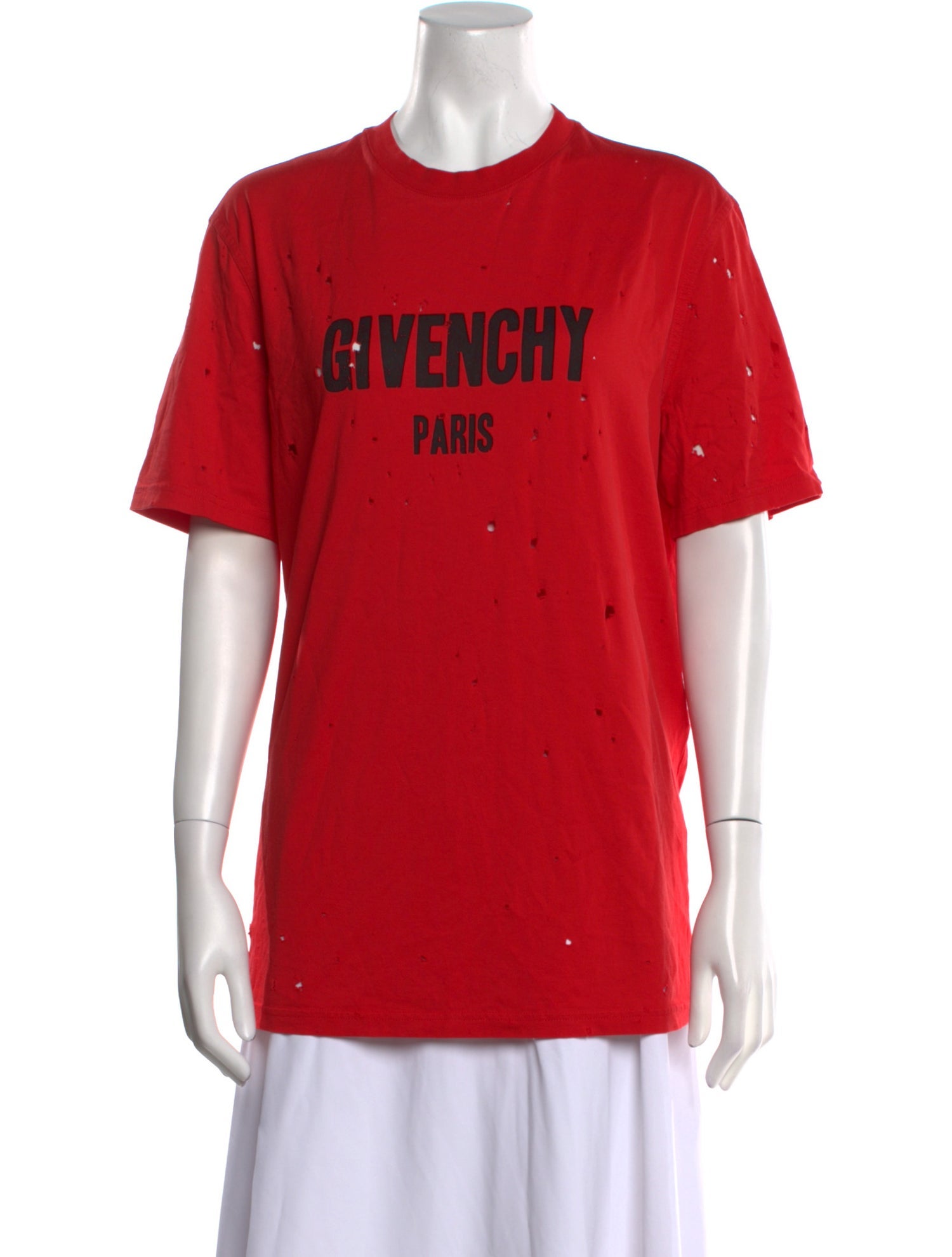 Givenchy Graphic Print Crew Neck T-Shirt