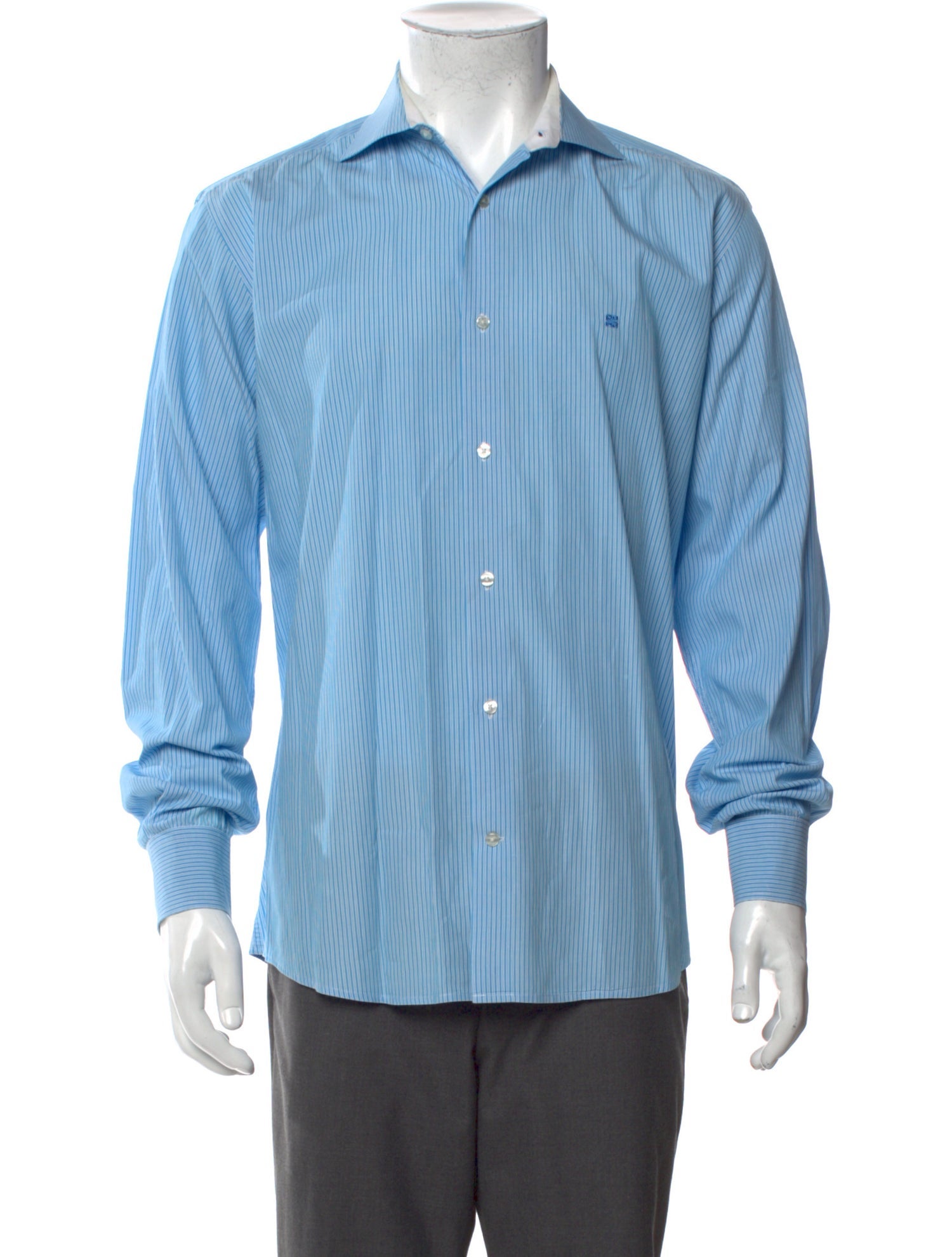Givenchy Striped Long Sleeve Dress Shirt