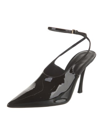 Givenchy Patent Leather Slingback Pumps