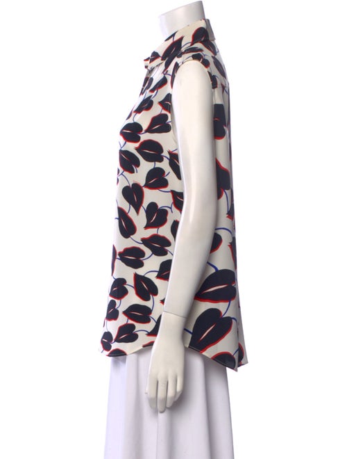 Givenchy Silk Printed Button-Up Top