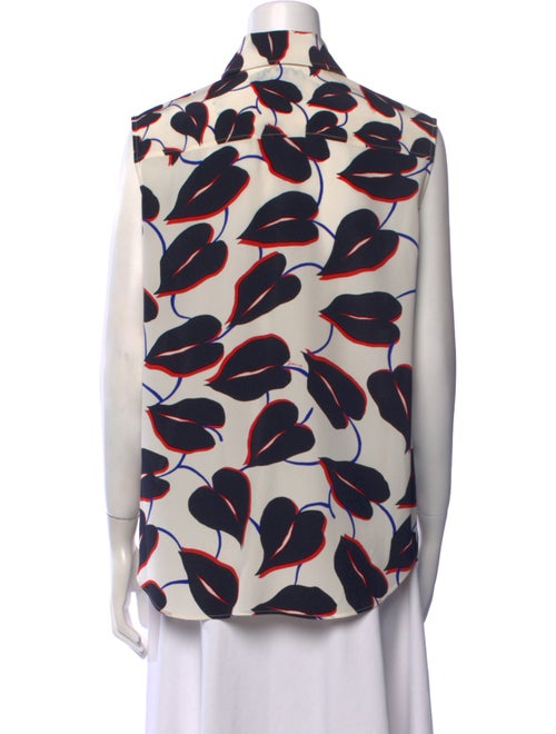 Givenchy Silk Printed Button-Up Top