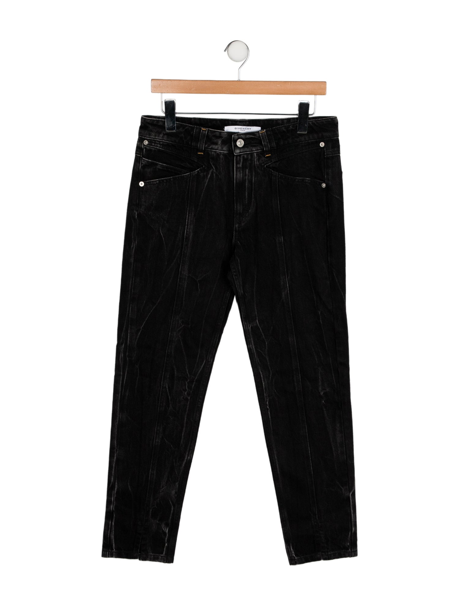 Givenchy Mid-Rise Straight Leg Jeans