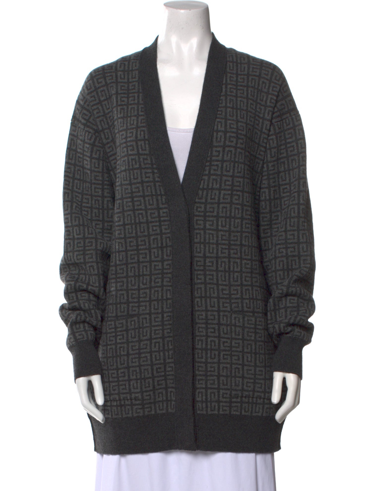 Givenchy Cashmere Plaid Print Sweater