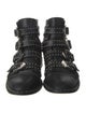 Givenchy Leather Studded Accents Combat Boots