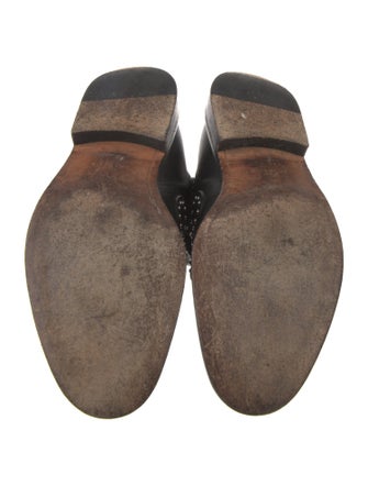 Givenchy Leather Studded Accents Combat Boots