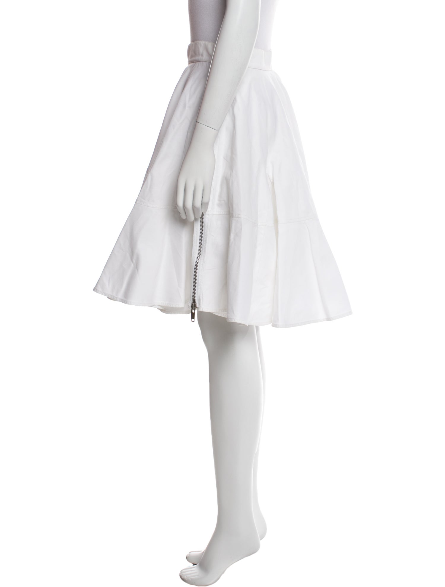 Givenchy Ruffle Embellishment Knee-Length Skirt