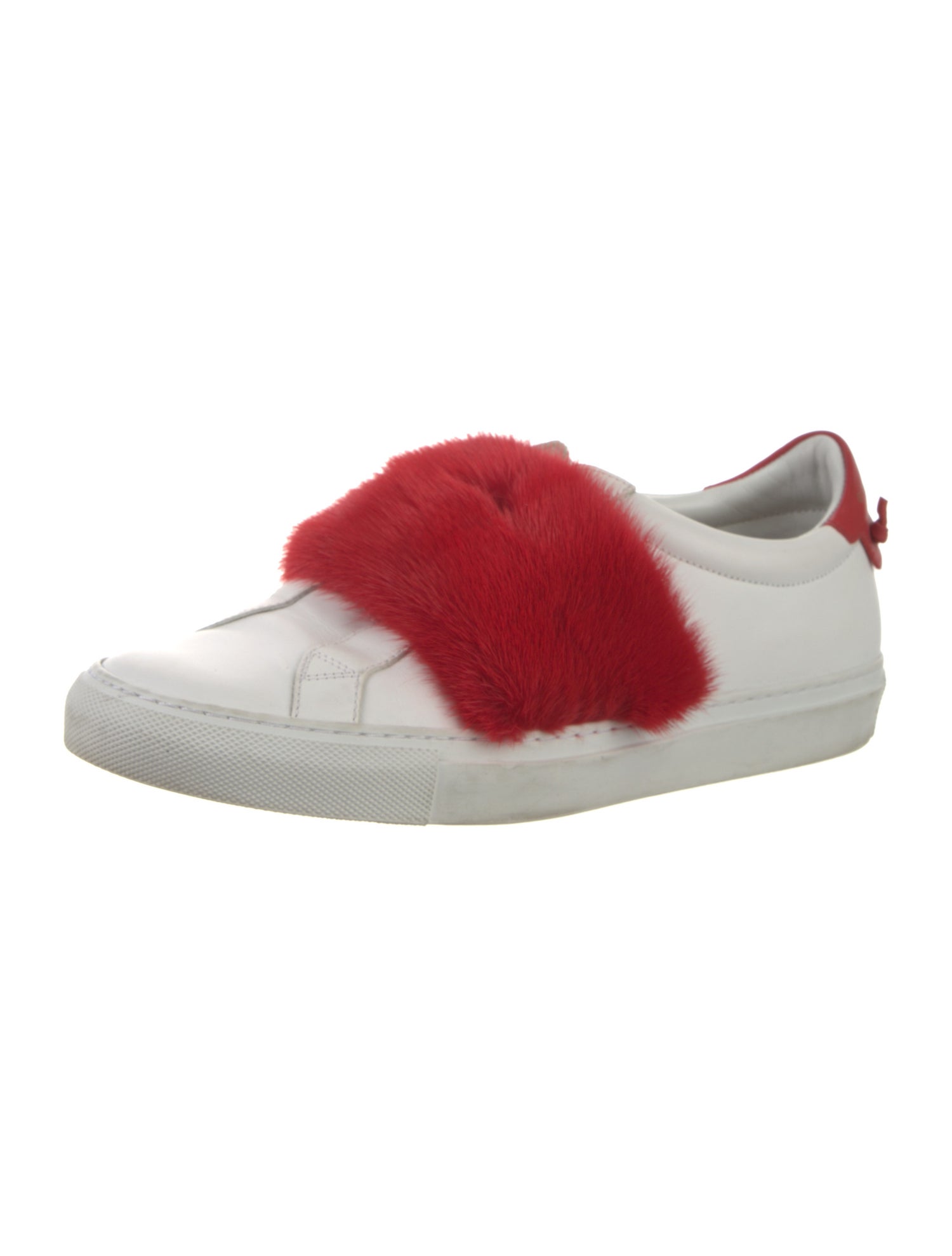 Givenchy Leather Colorblock Pattern Sneakers